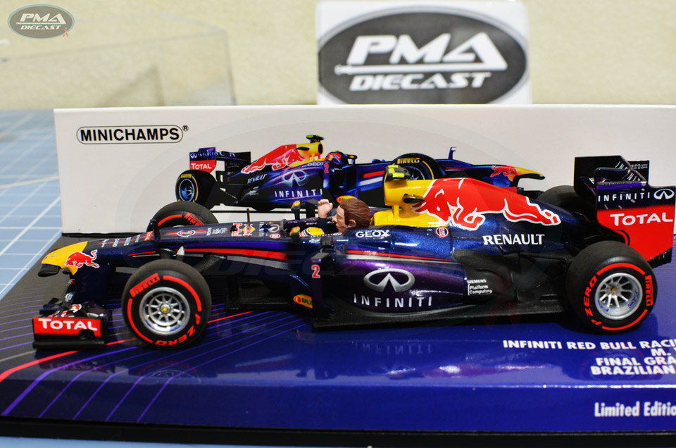 MARK WEBBER 2013 RED BULL RACING RB9 1:43